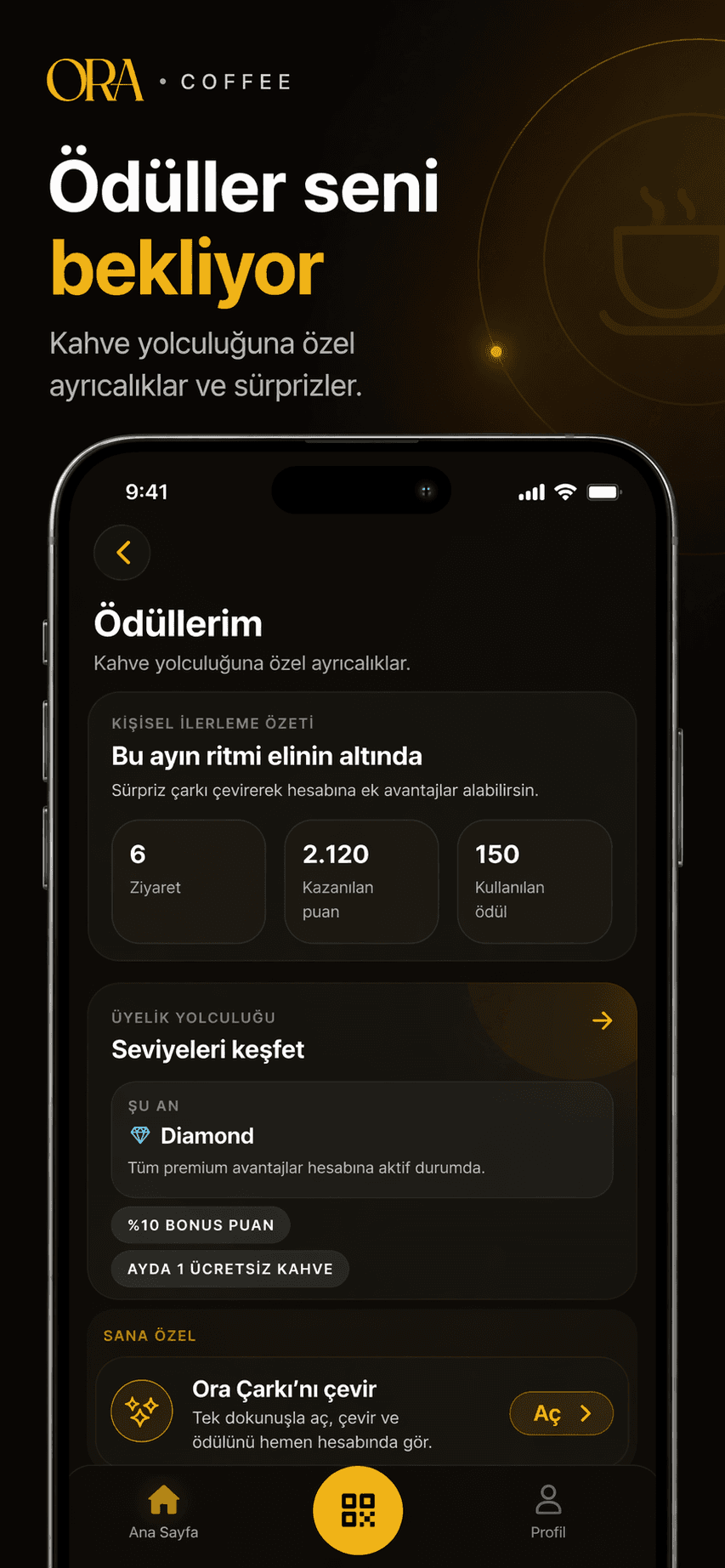 ORA Coffee App Screenshot 2